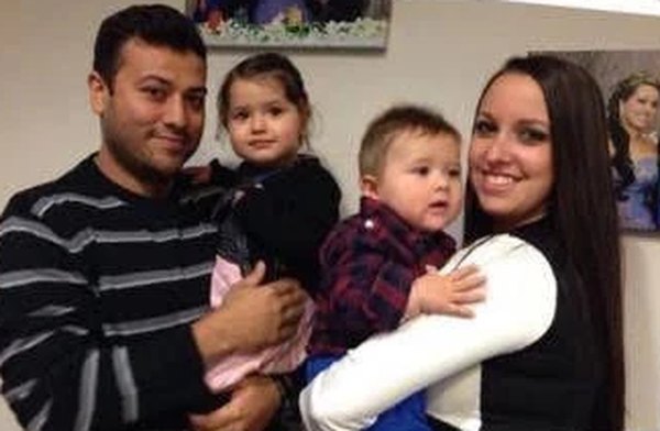 With our two kids when they were little