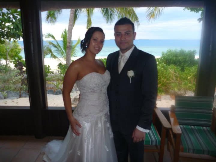 Husband and wife in the bure